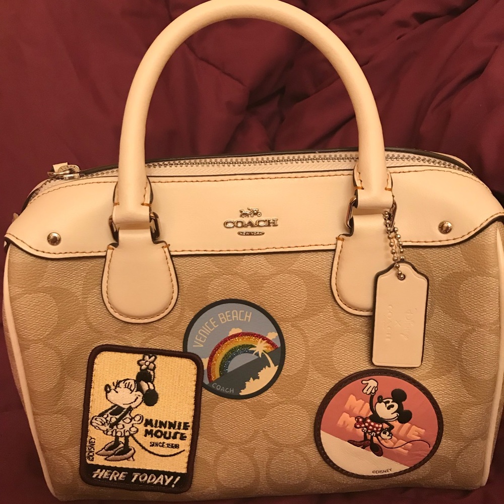 Authentic Coach mini Benett  Disney crossbody.